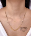 Designer Daily Wear AD Dimond Golden Dokiya 2 Mangalsutra Wholesale Price In Surat
